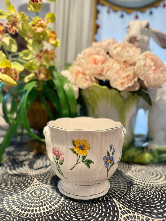 Vintage Tiffany & Co Sinatra Jardiniere, Made in Portugal