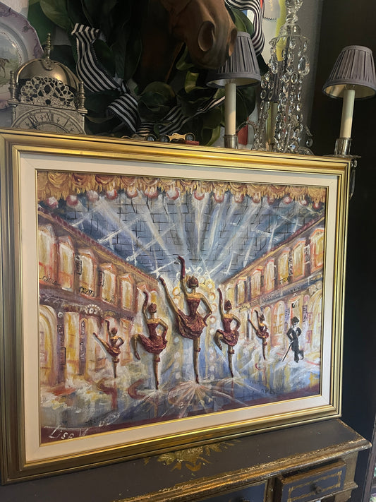 Original Painting with Paper Mache