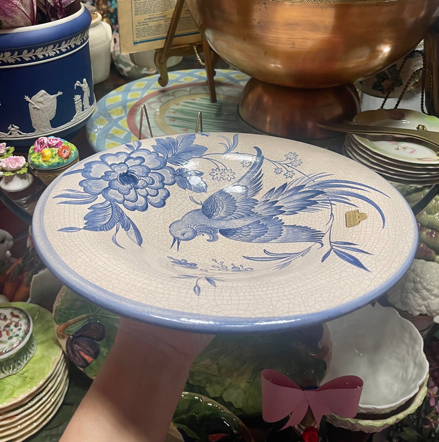 Blue Bird Rosenthal Bowl, Made in Germany, Circa 1940s