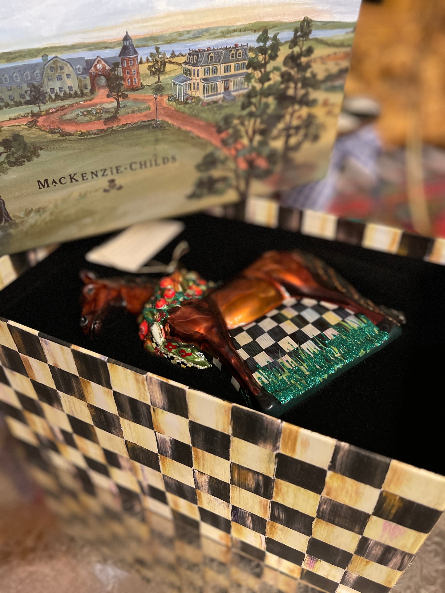 Best in Show MacKenzie Childs Horse Ornament