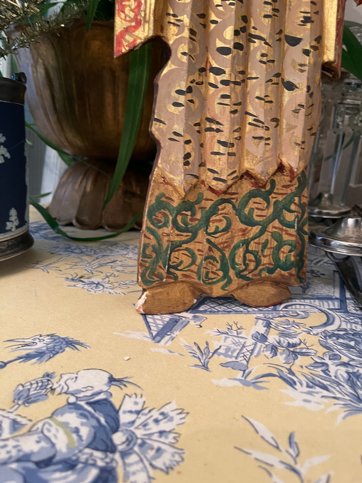 Fantastic Vintage Wise Men, Carved Wood, Hand Painted