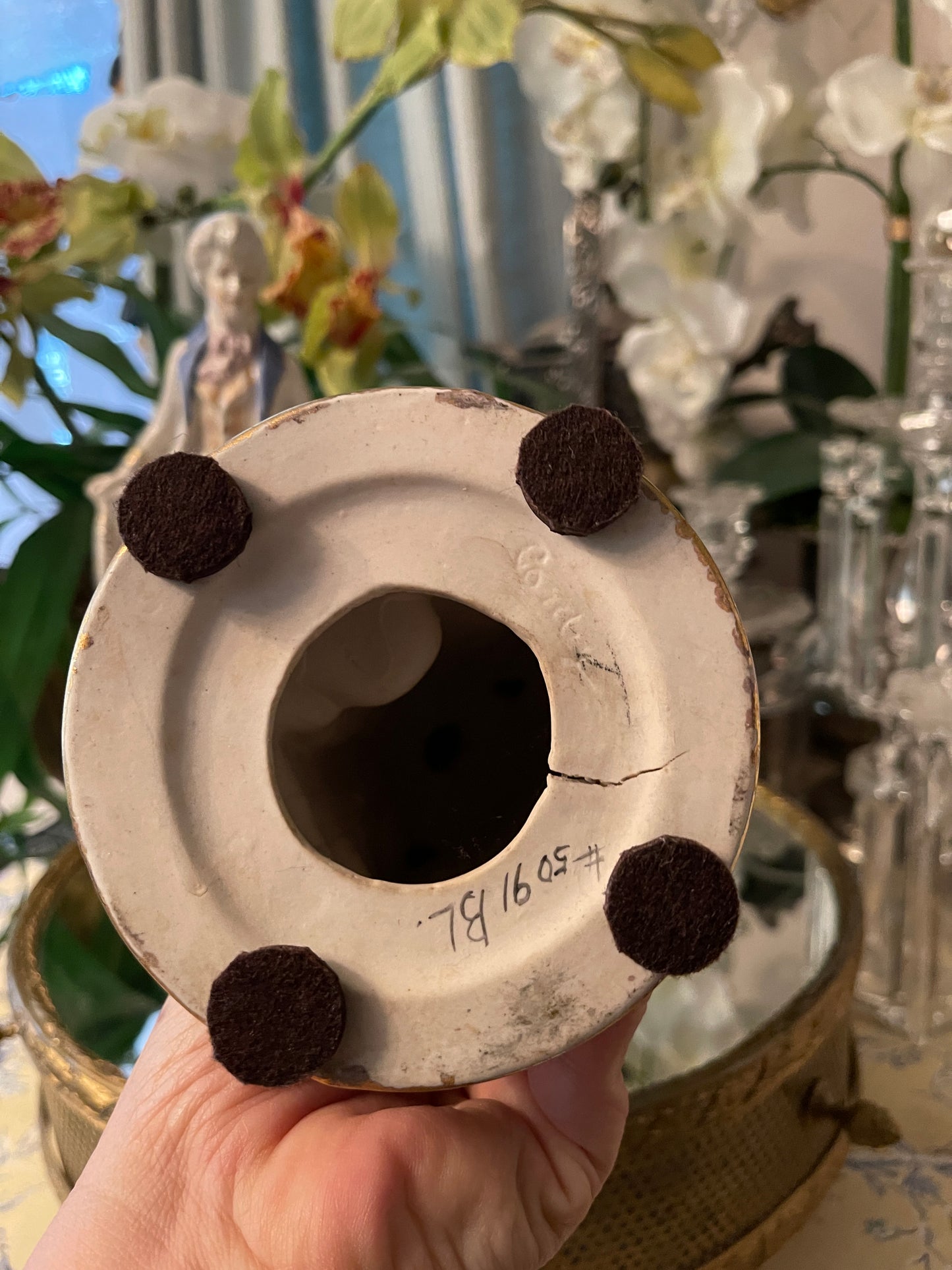 Cordey Porcelain Romantic Courtly Pair