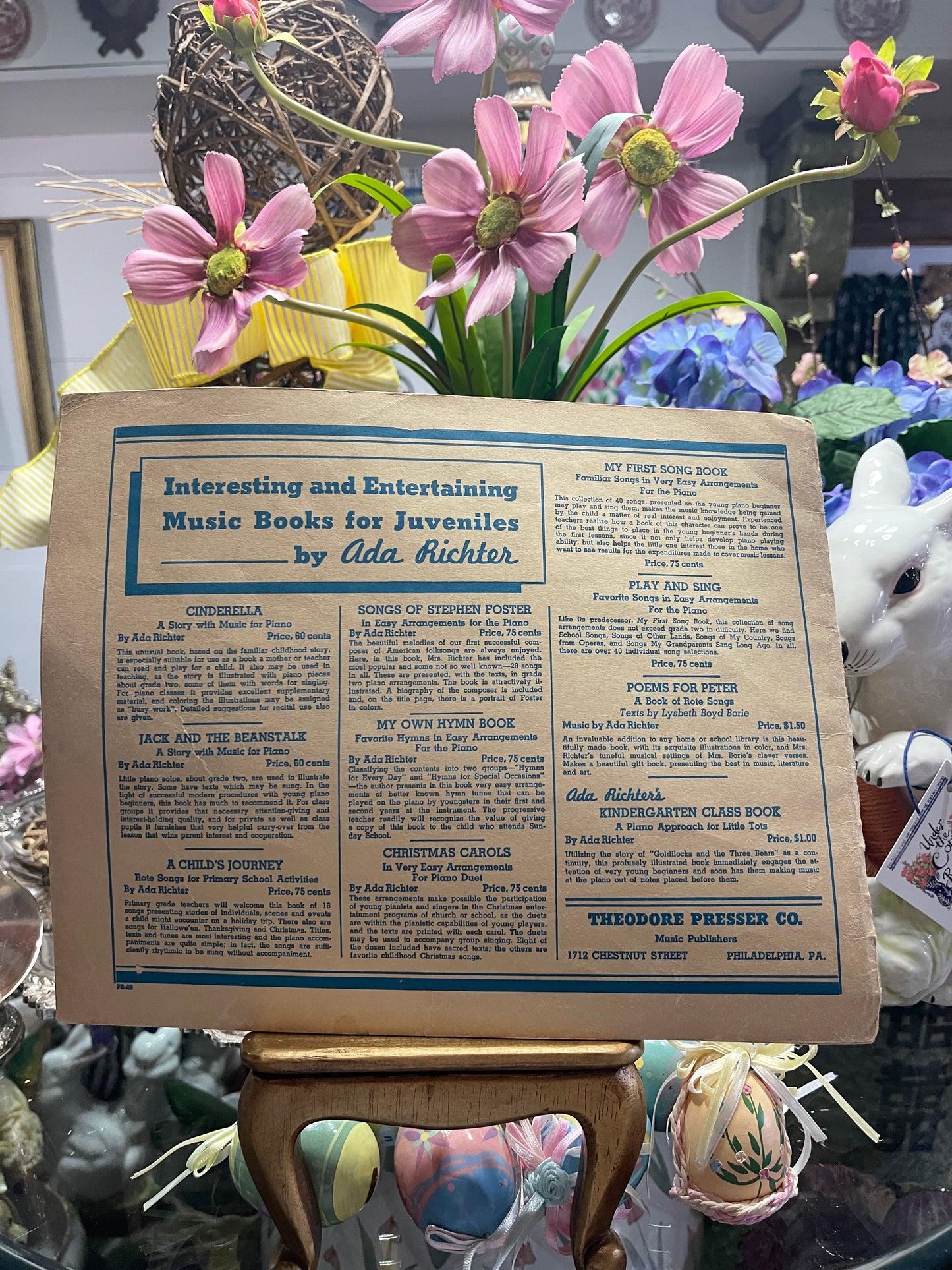 1946 Peter Rabbit A Story with Music For Piano