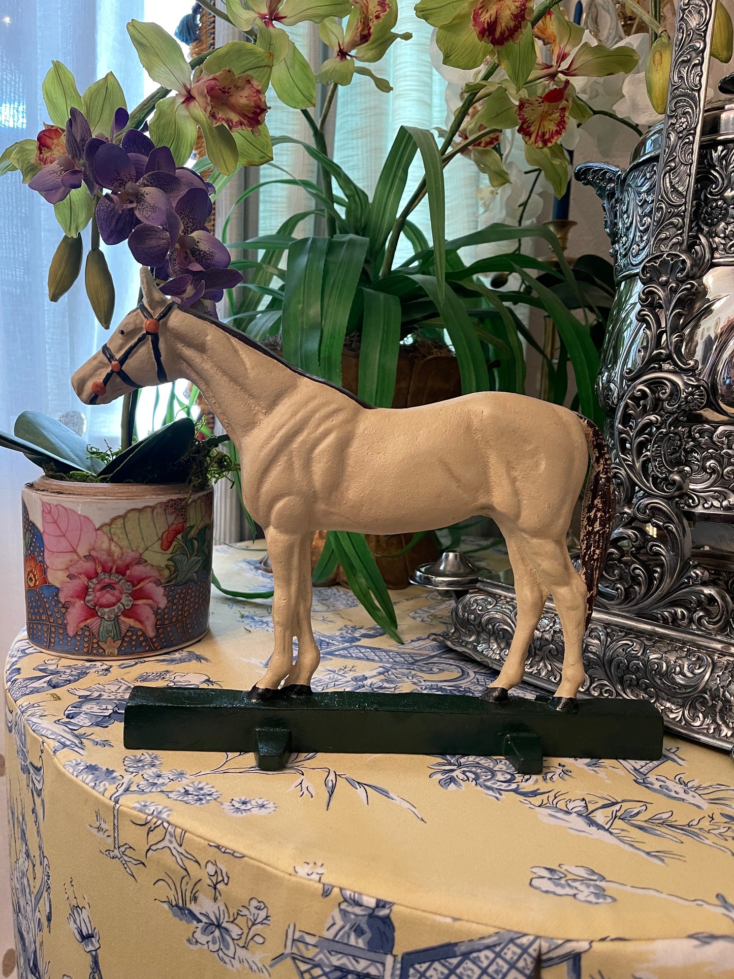 Cast Metal Horse Doorstop