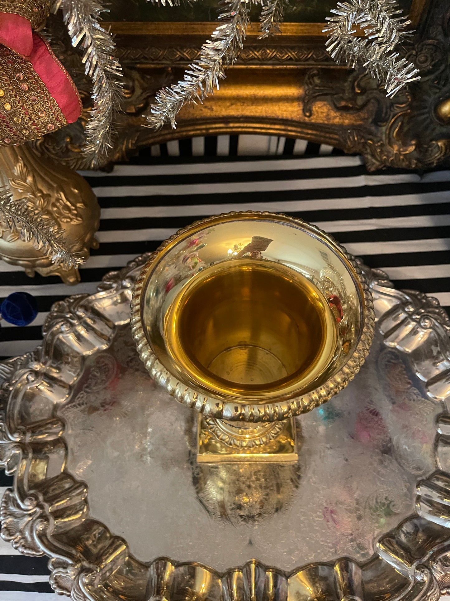 Vintage Empire Gold Toned Urn