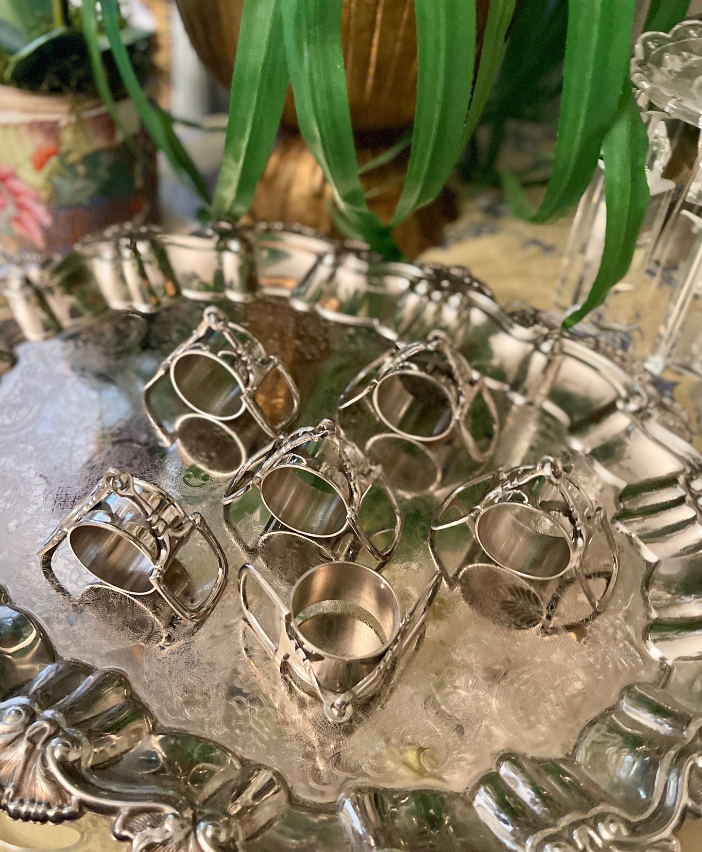 Equestrian Horse Bit Napkin Rings