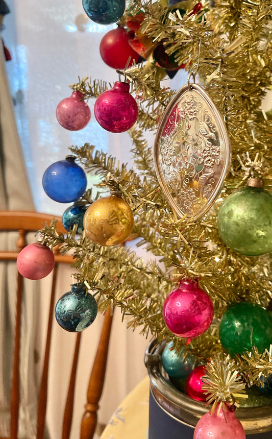 Sterling Four Calling Birds Twelve Days of Christmas Vintage Ornament by Towle, 1974