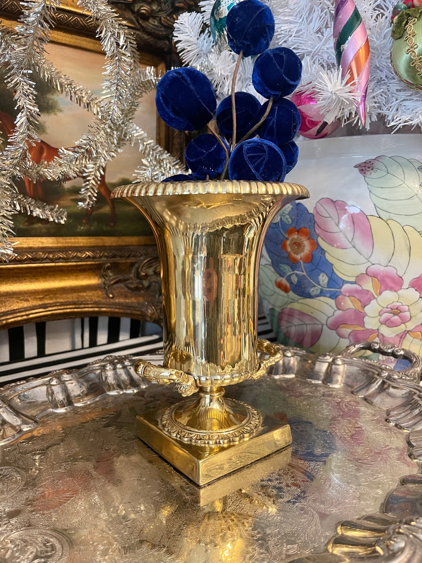 Vintage Empire Gold Toned Urn