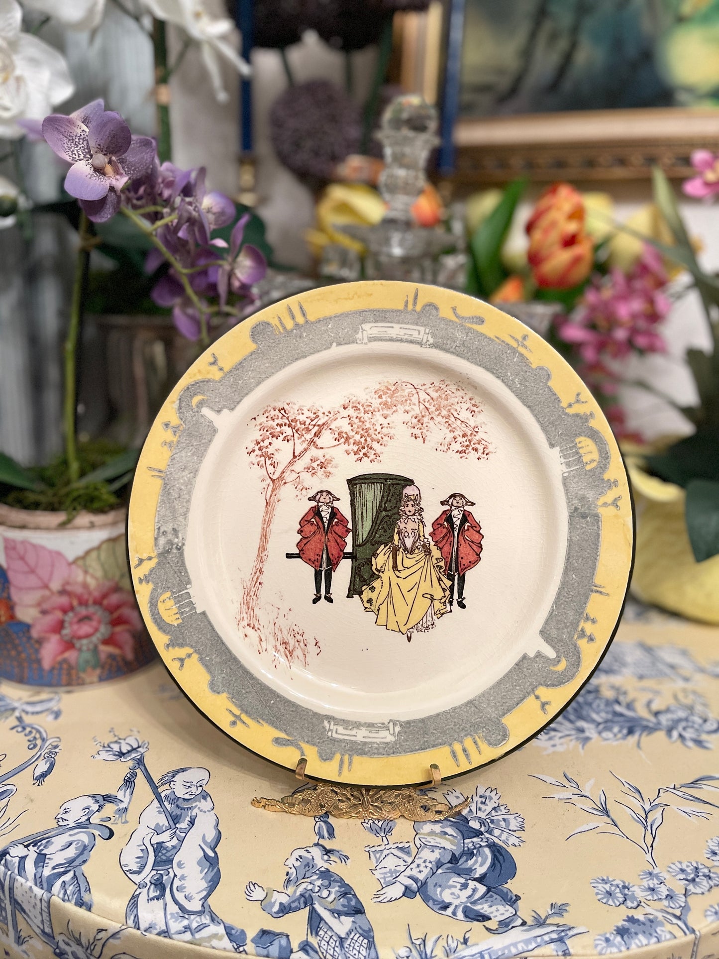 Royal Doulton Marie Antoinette Plate, Vintage