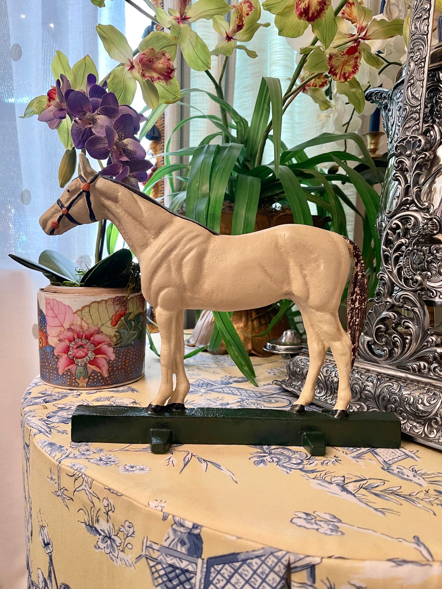 Cast Metal Horse Doorstop