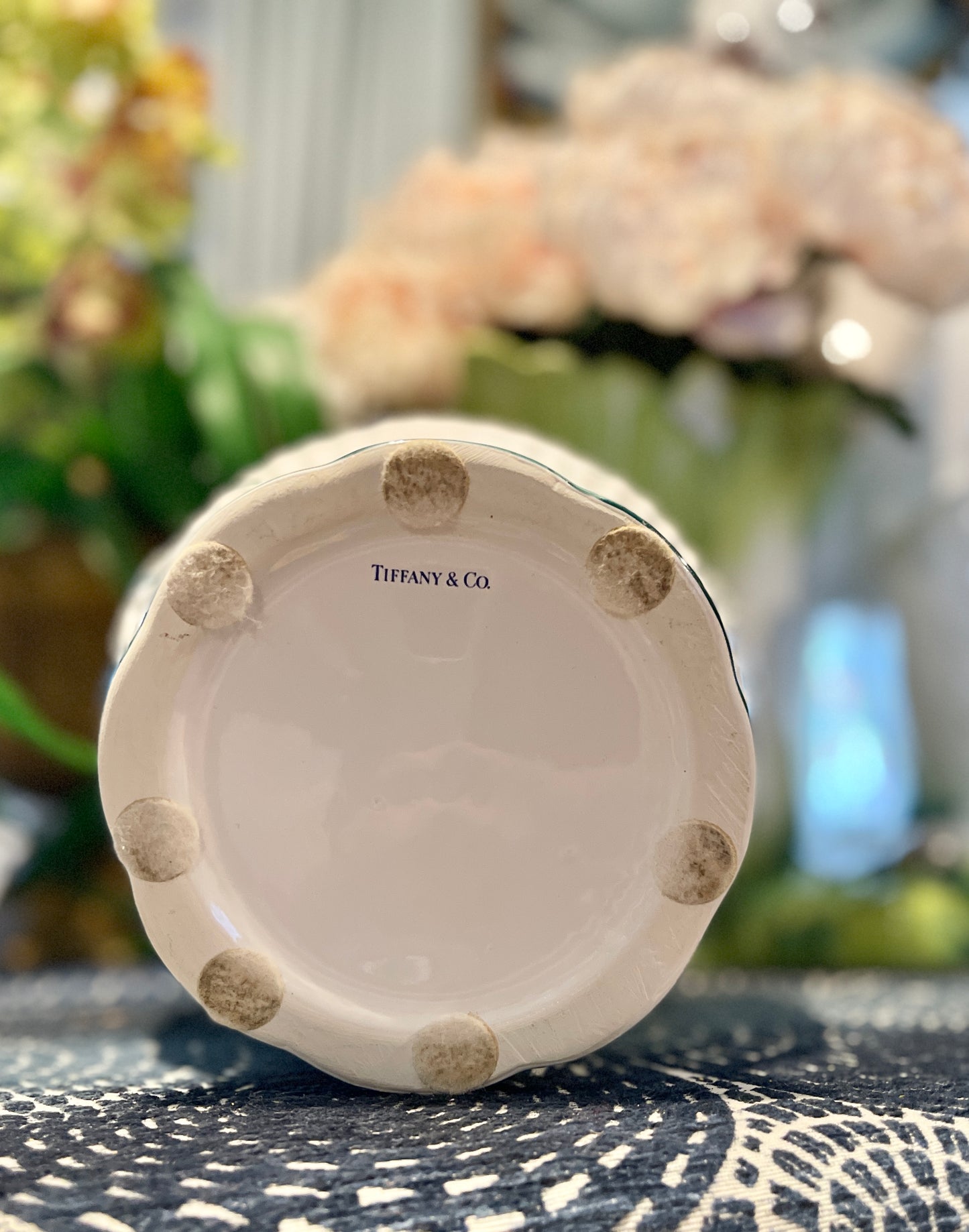 Vintage Tiffany & Co Sinatra Jardiniere, Made in Portugal