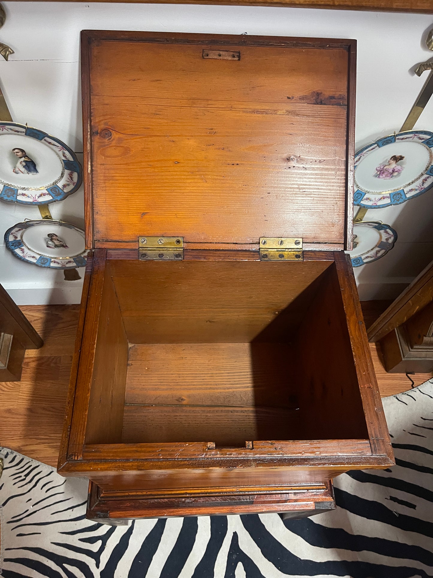 Antique Bible Box Table, Estate Decor