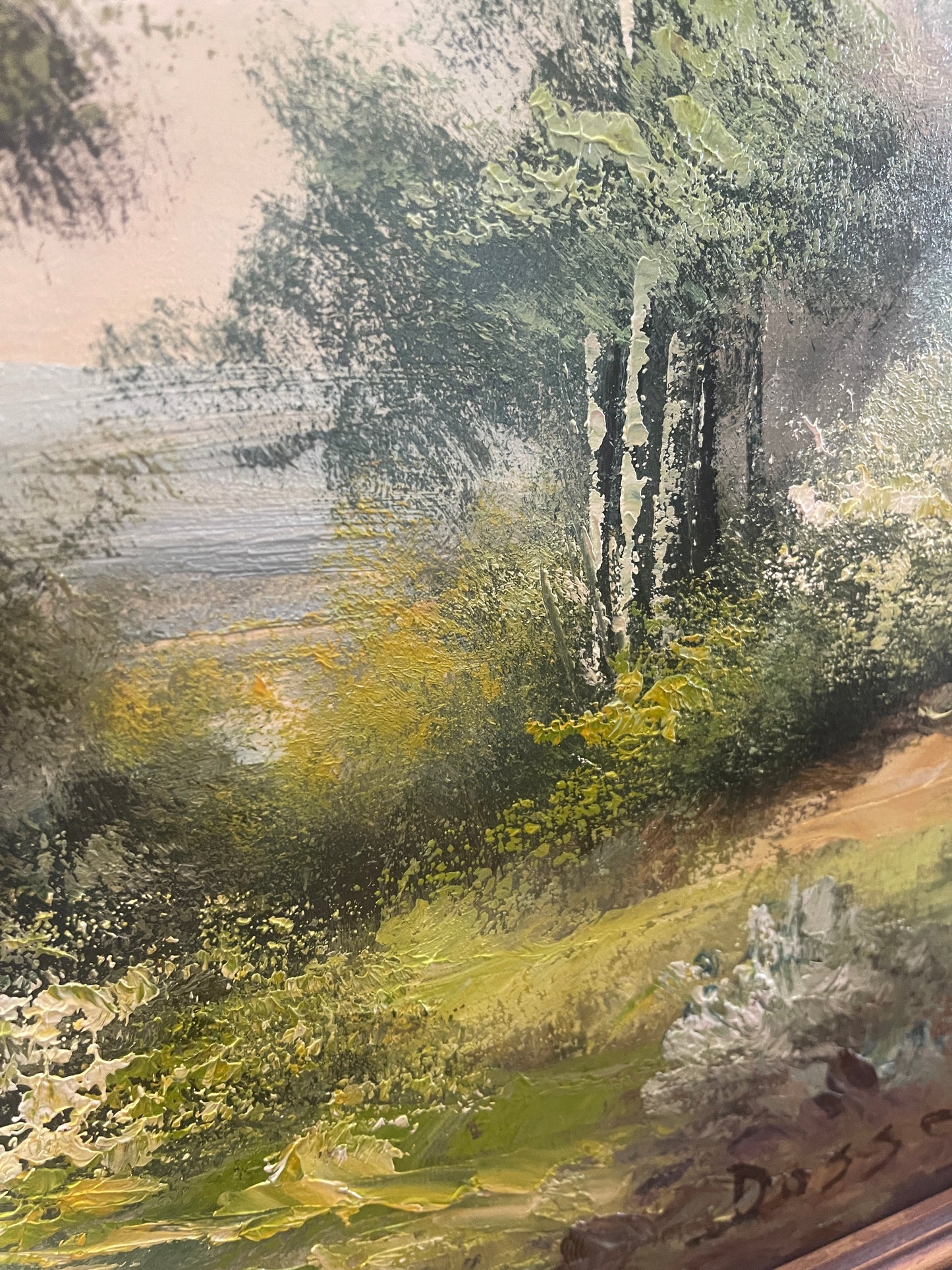 Large Original Oil Painting By Alceo Dossena (1878-1937)