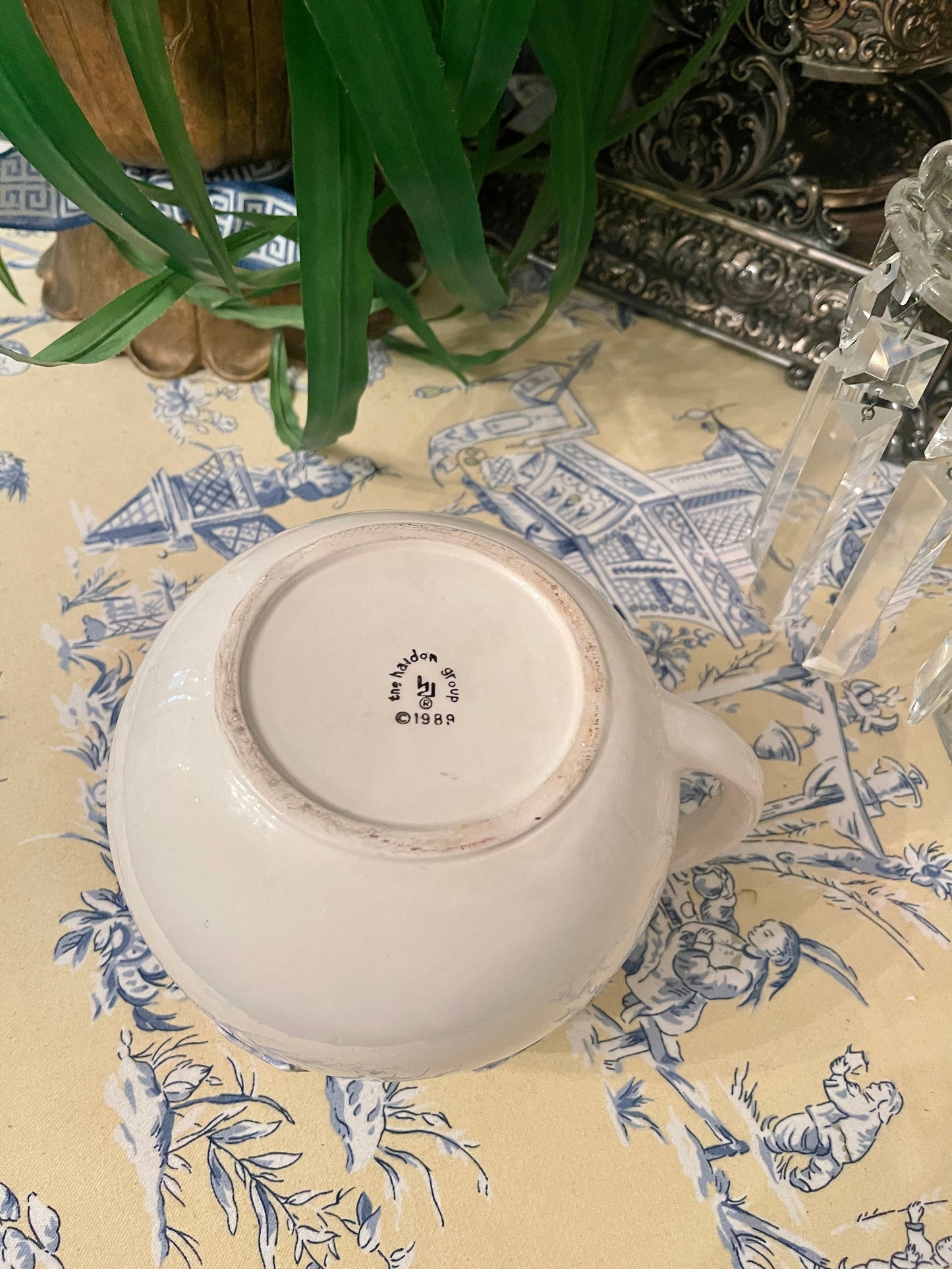 Haldon Group Blue Stripe Bow Pitcher