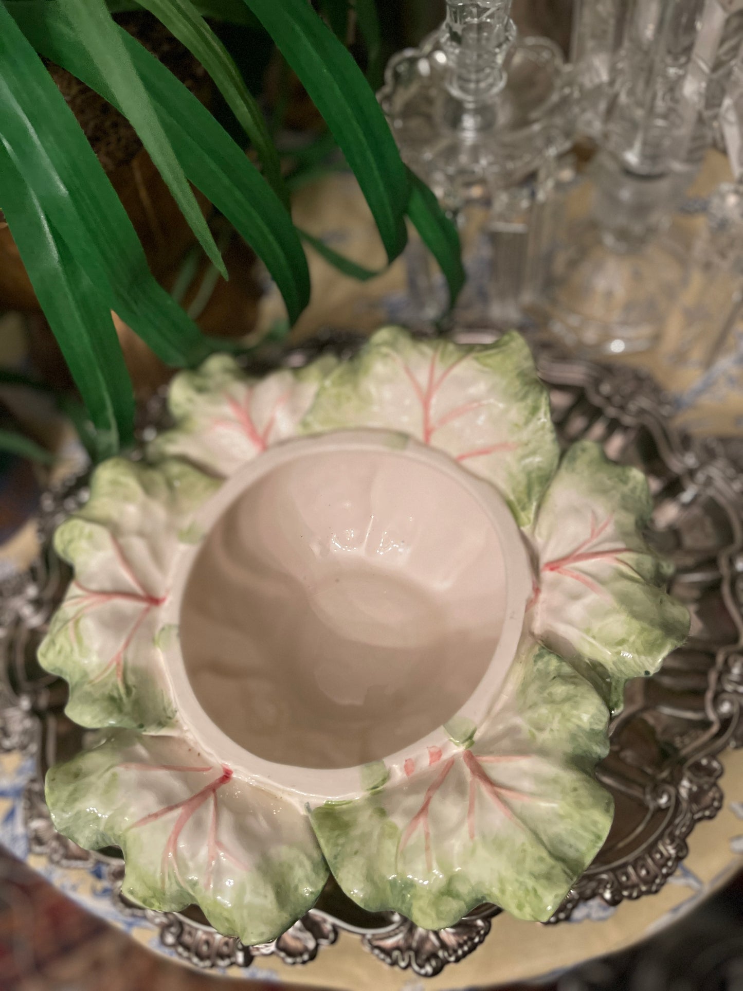 Kaldun & Bogle French Garden Large Cabbage Tureen Hand-painted