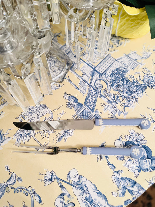 Wedgwood Carving Set, Vintage