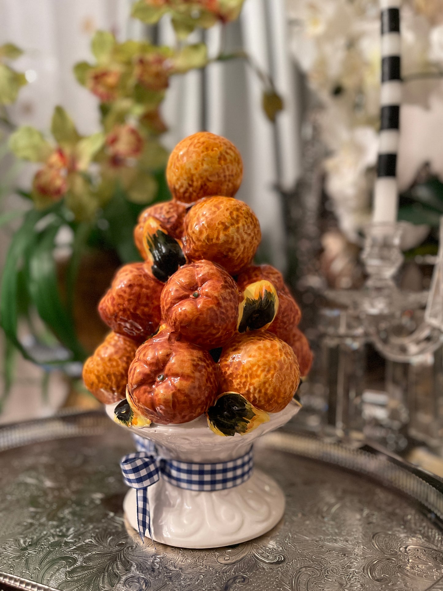 Vintage Citrus Topiary, Made in Italy