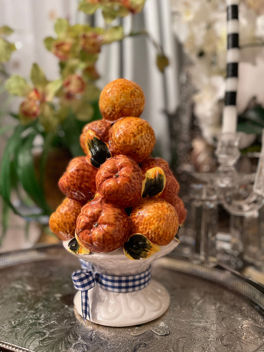 Vintage Citrus Topiary, Made in Italy
