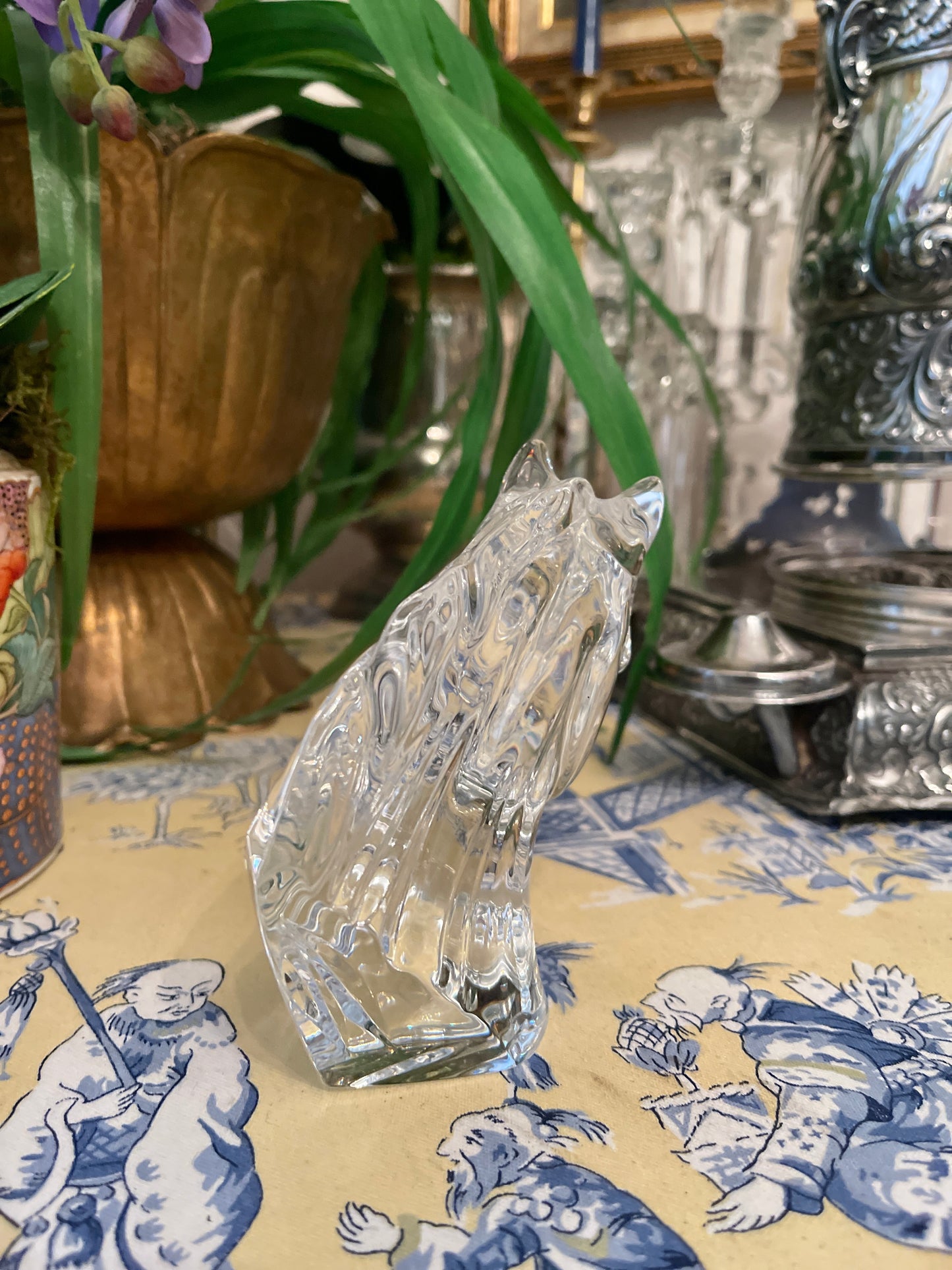 Vintage Waterford Crystal Horse Bust, Equestrian Horse Decor