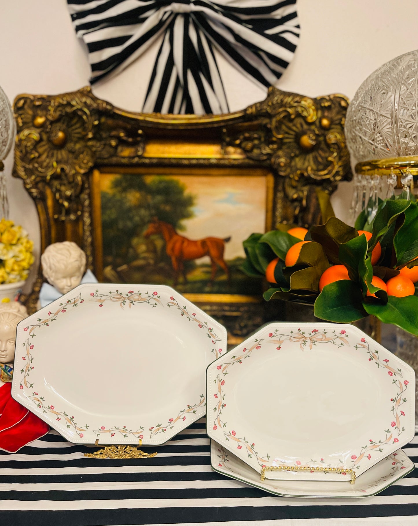 Eternal Beau- Medium- Johnson Bros Platter, Vintage