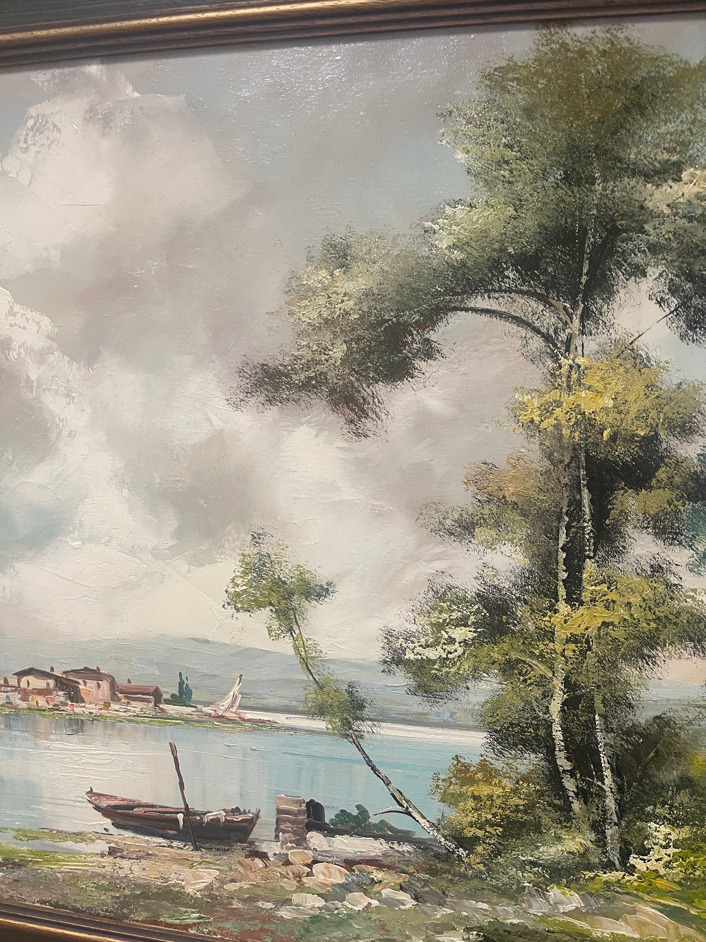 Large Original Oil Painting By Alceo Dossena (1878-1937)