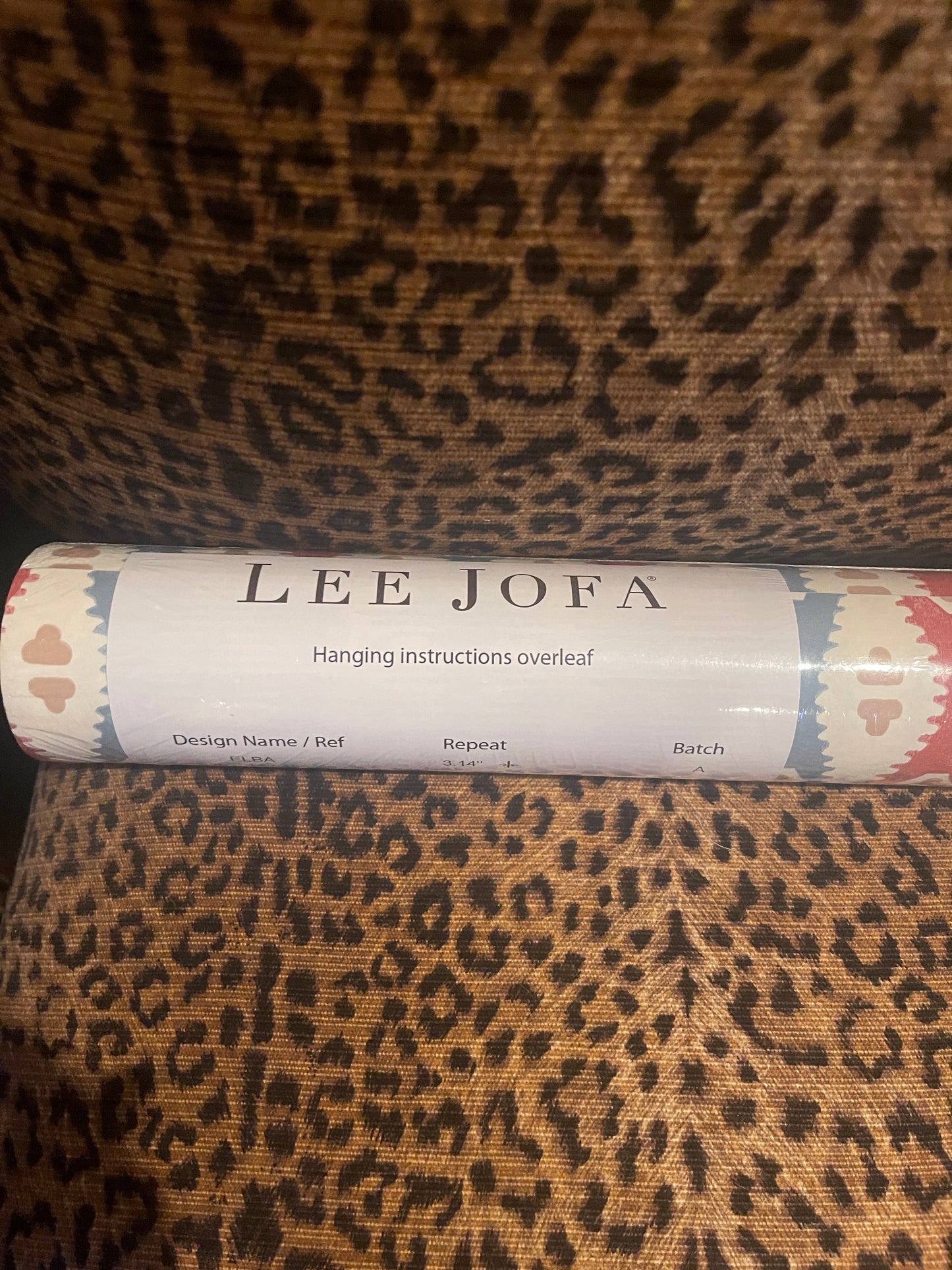 Lee Jofa Elba Admiral Wallpaper, New, Made in England
