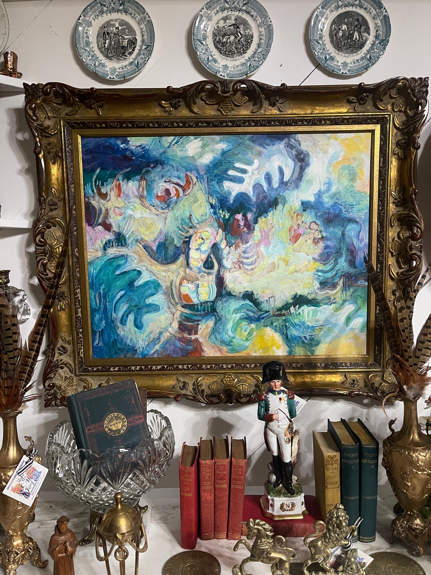 Fantastic Vintage Abstract Painting