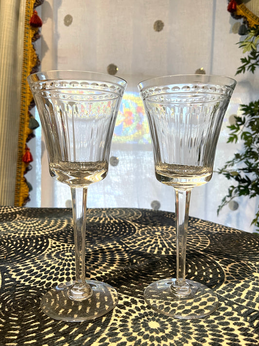 Slightly Shorter-Wedgwood Dynasty Water Goblets