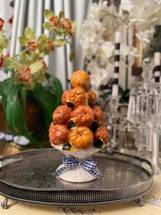 Vintage Citrus Topiary, Made in Italy