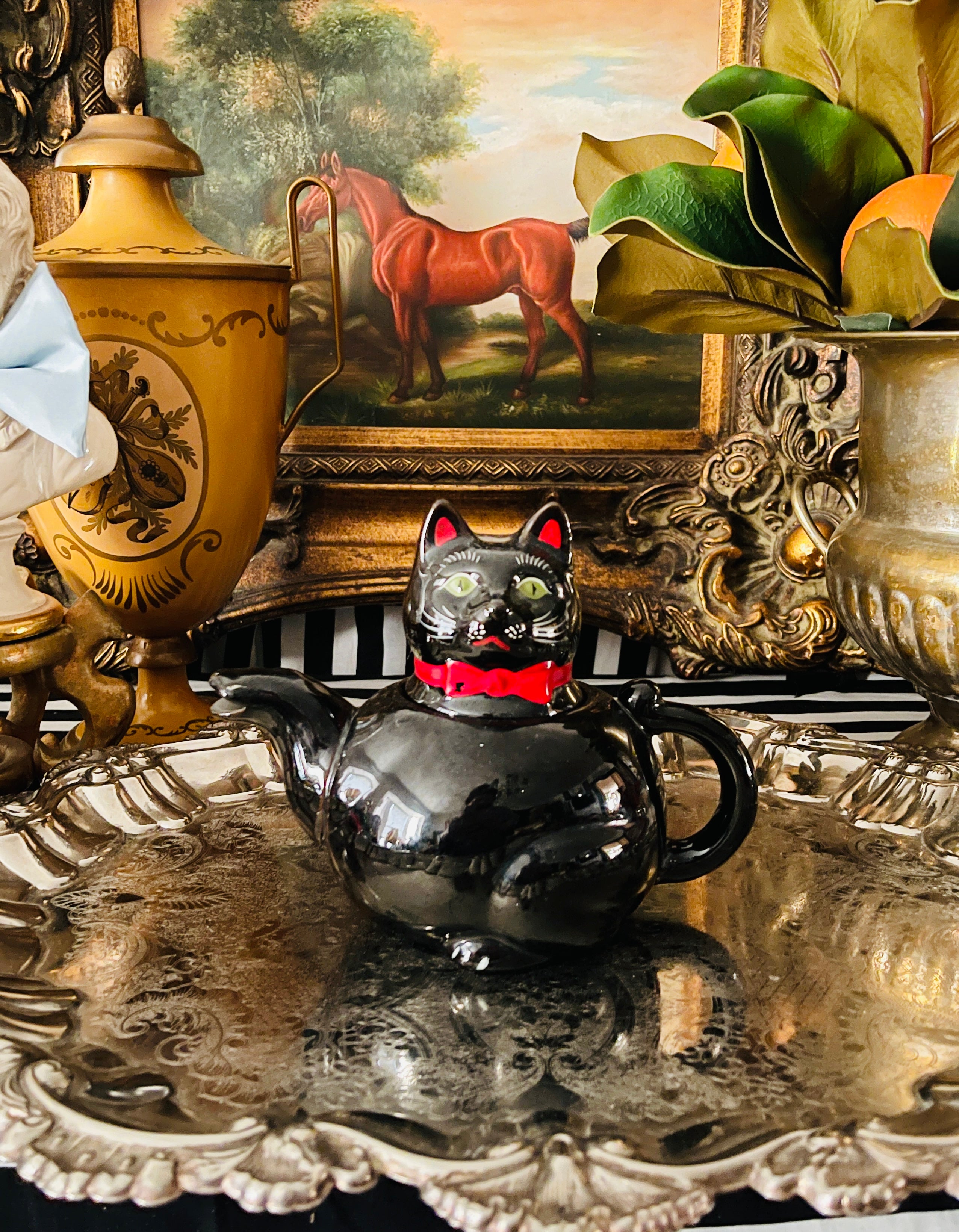 Cat teapot set best sale