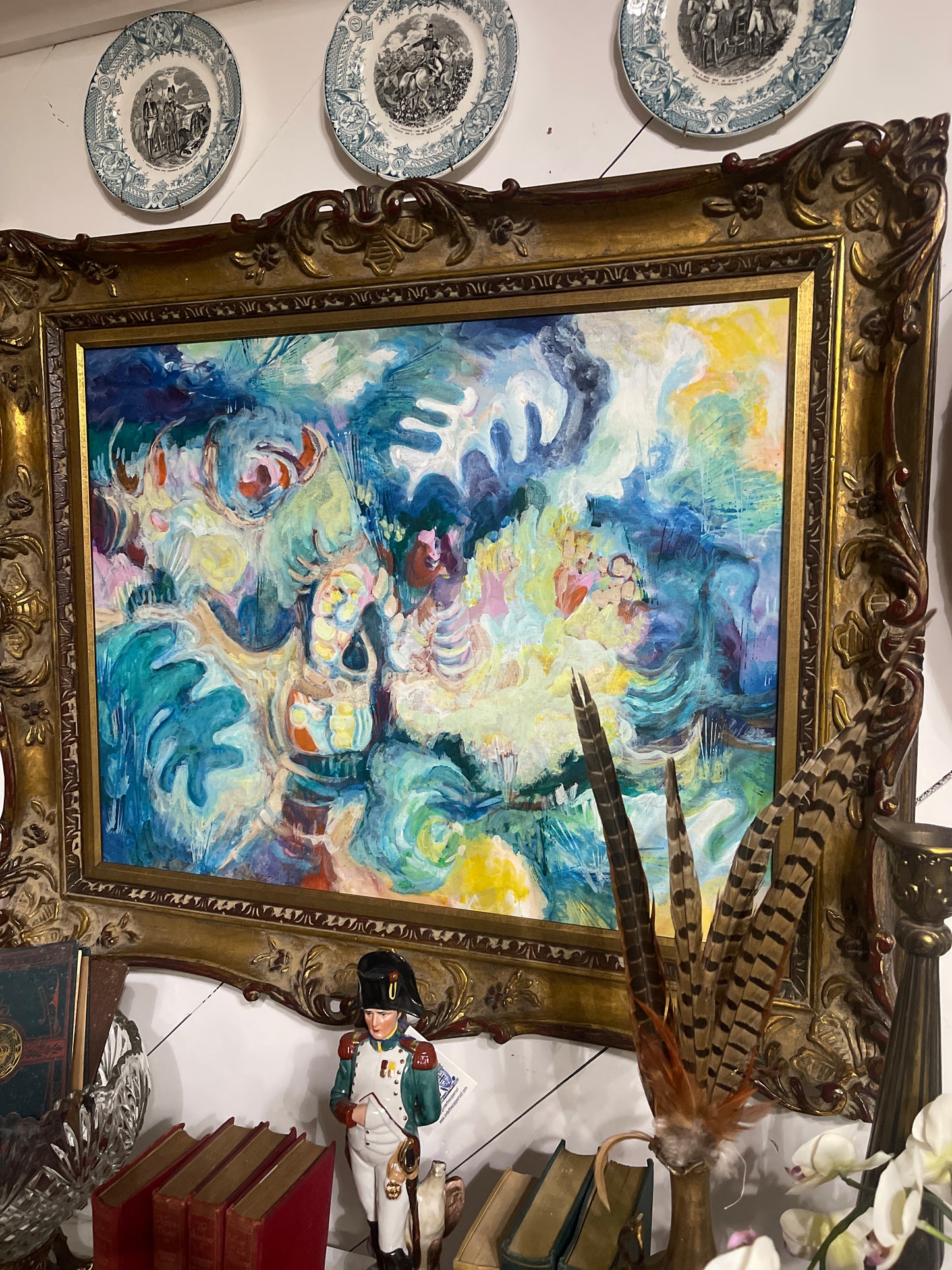 Fantastic Vintage Abstract Painting