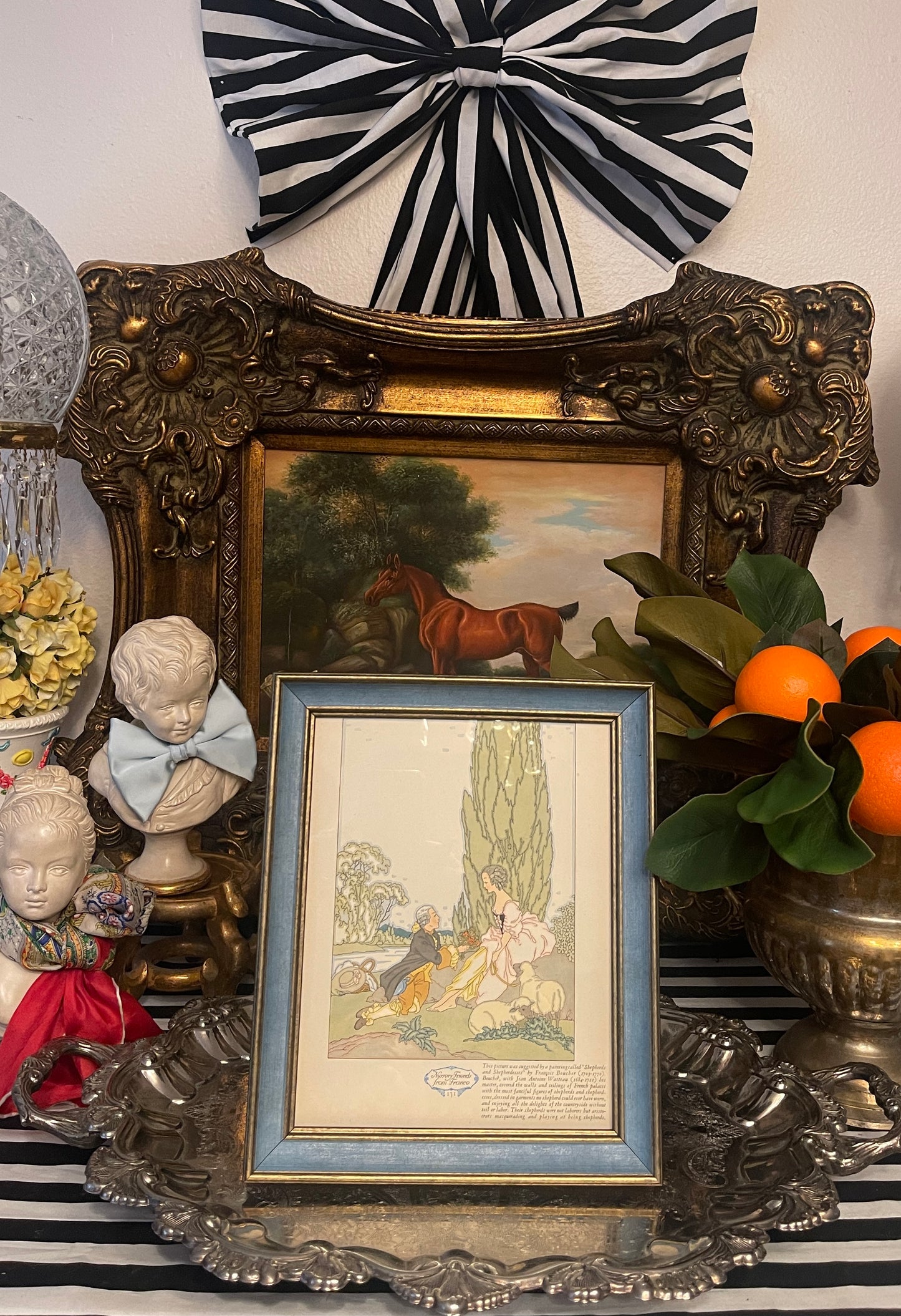Nursery Rhymes from France, Framed Bookplate