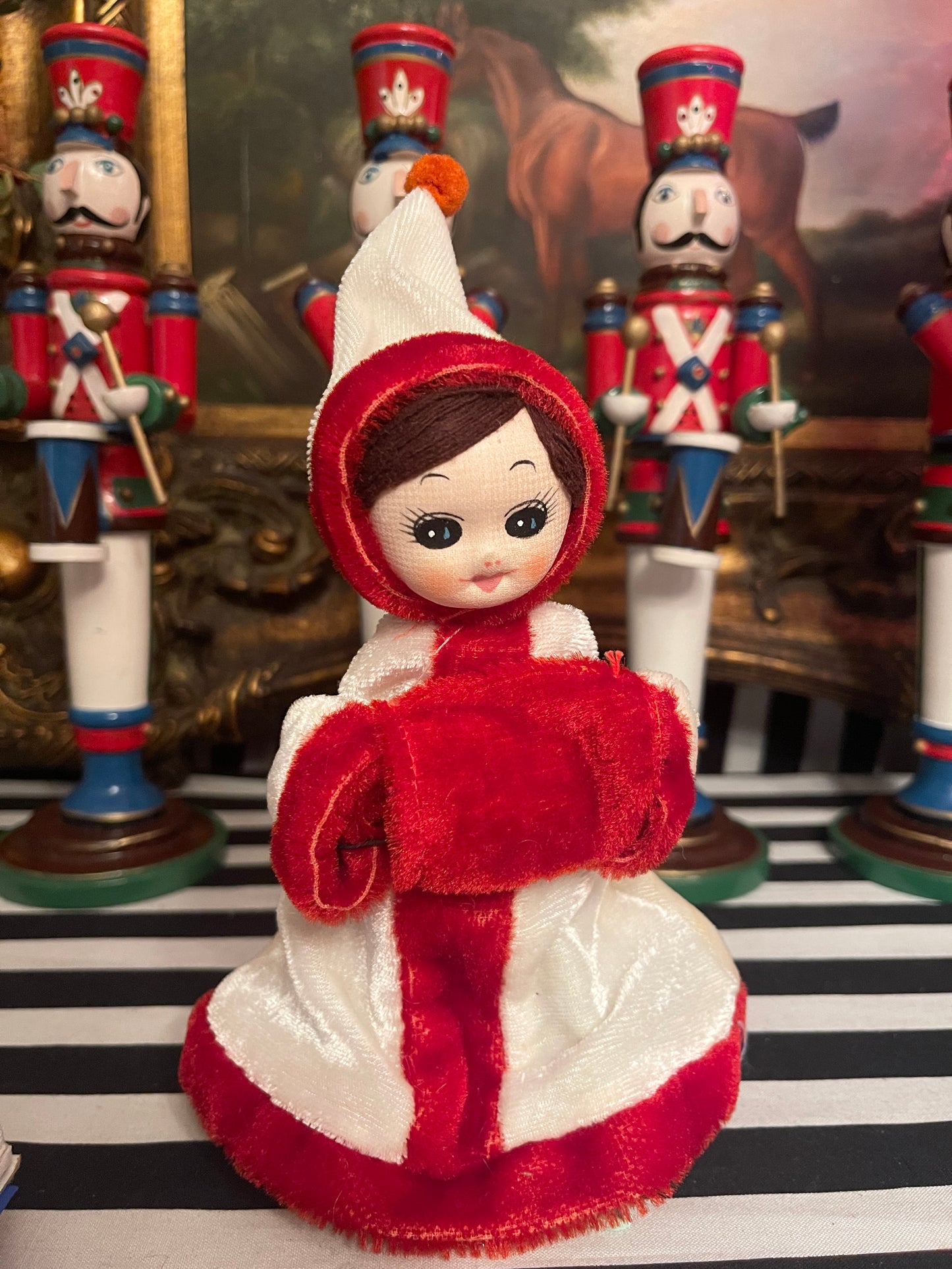 Vintage Dream Doll in Red and Cream