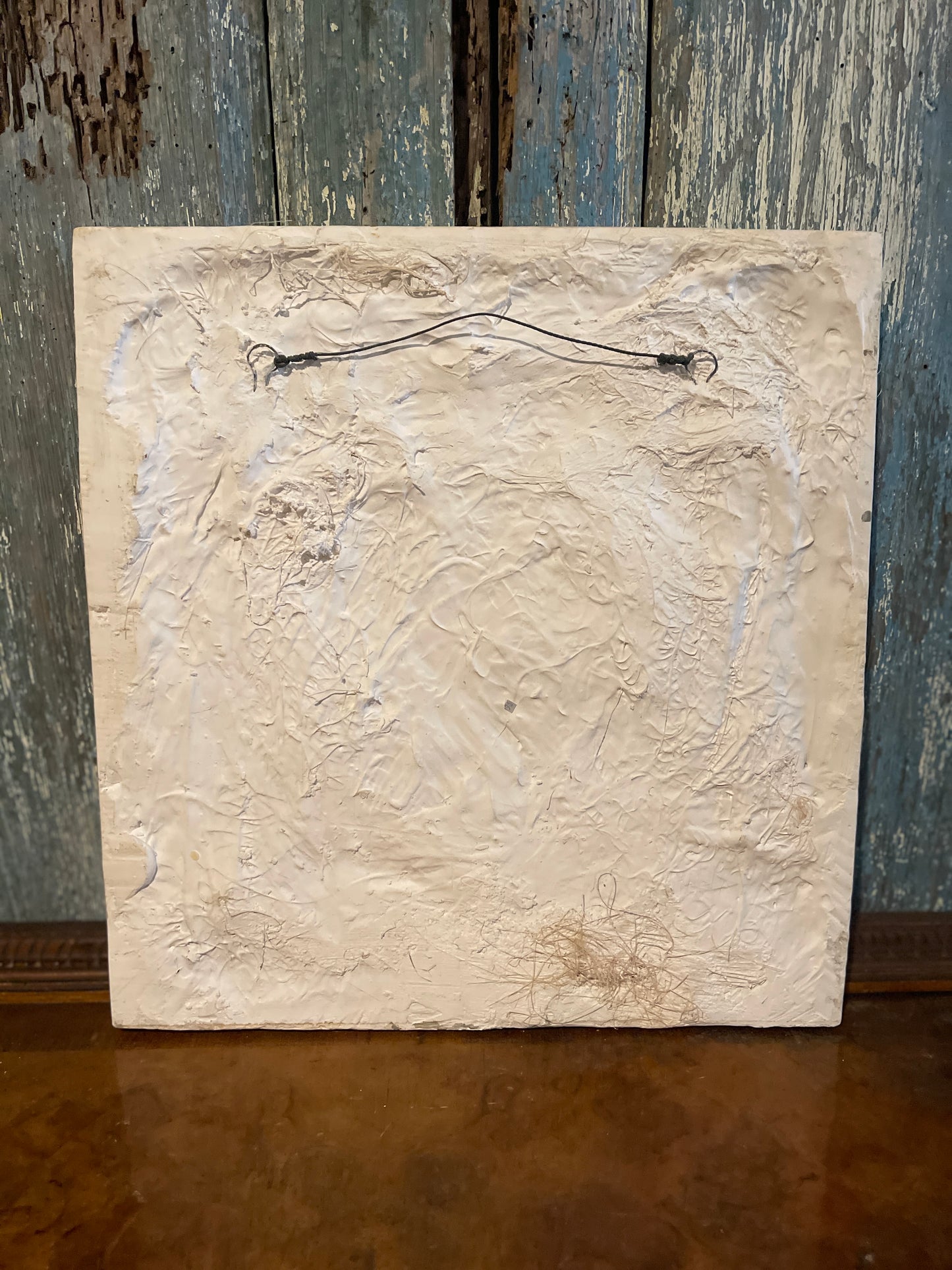 Vintage French Plaster Wall Plaque