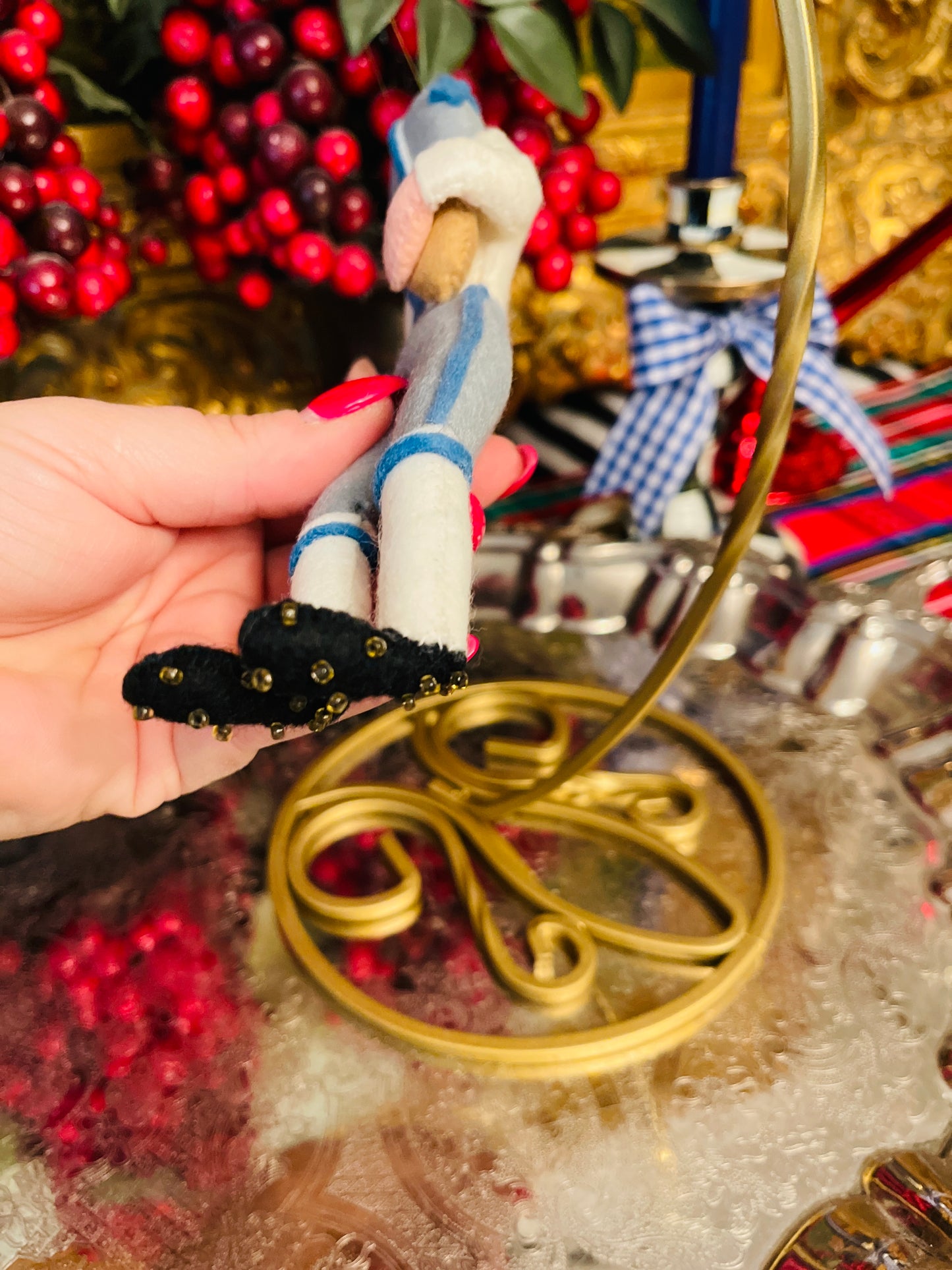 Vintage Hand Crafted Dallas Cowboys Dandy Don Meredith Ornament
