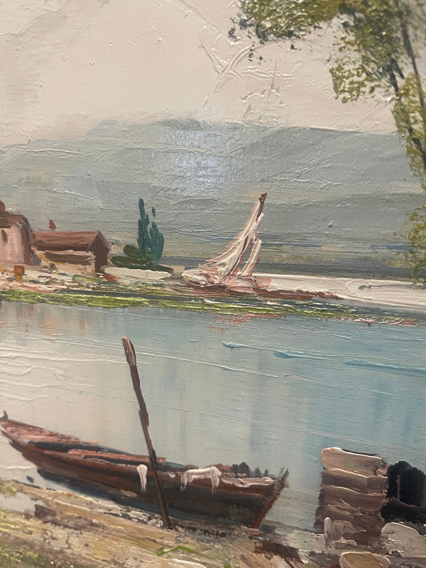 Large Original Oil Painting By Alceo Dossena (1878-1937)