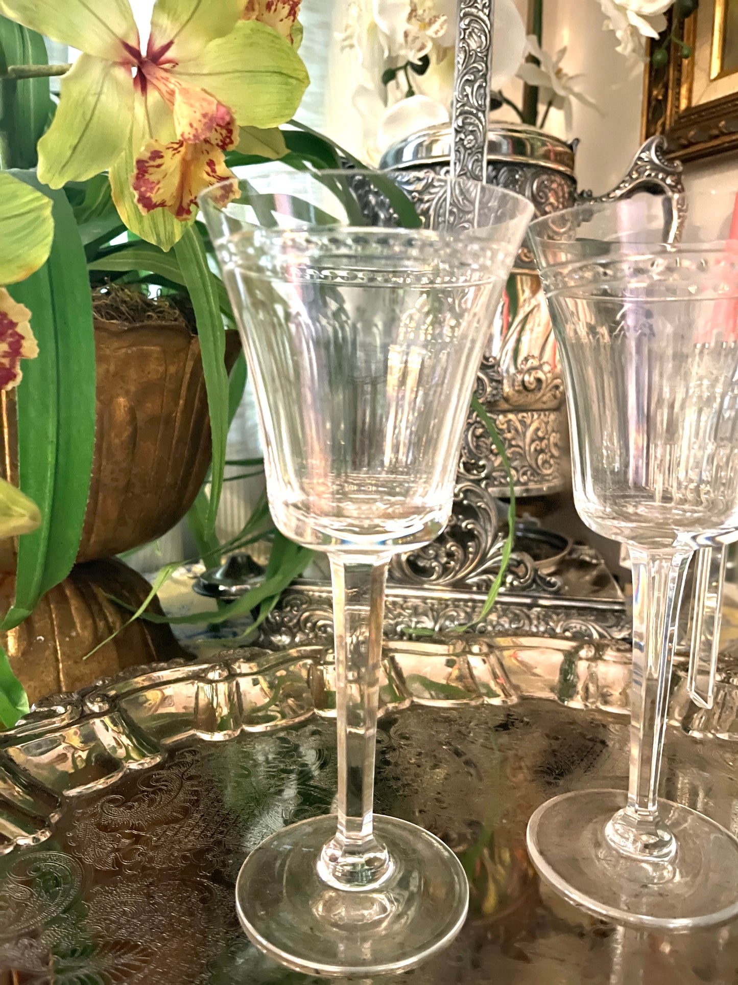 Wedgwood Dynasty Water Goblets, Sold in Pairs