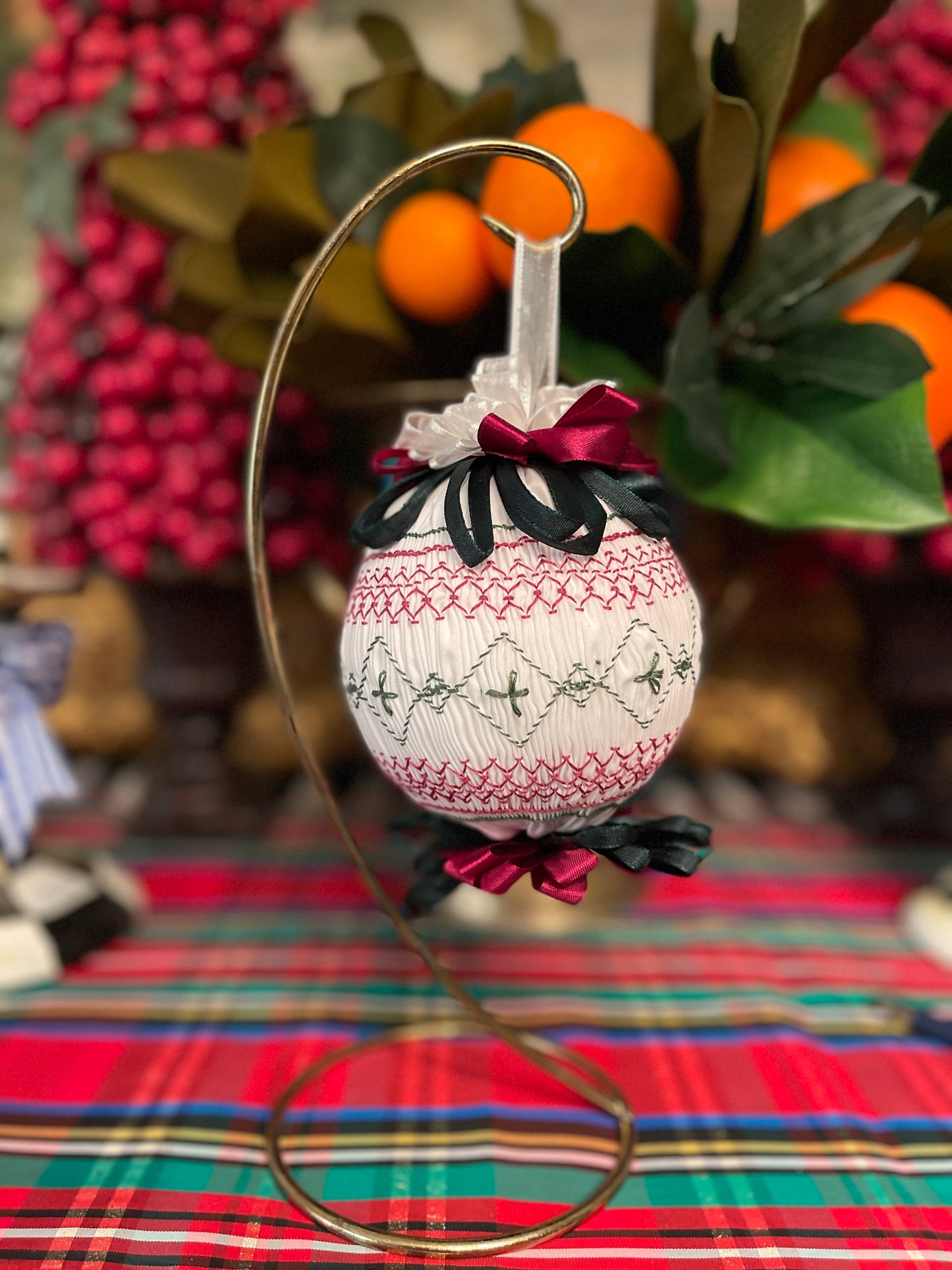 Large Smocked Ornament