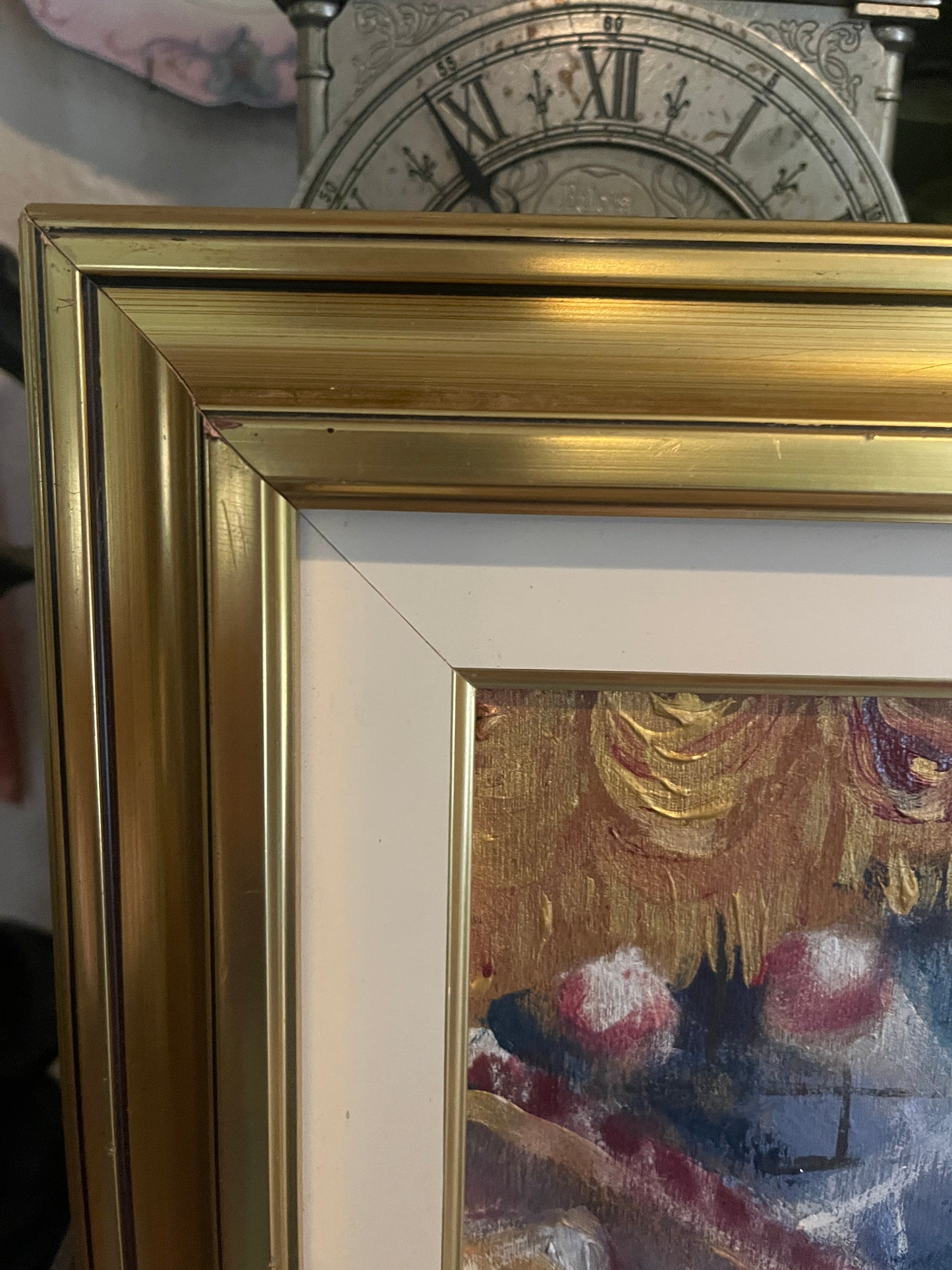 Original Painting with Paper Mache