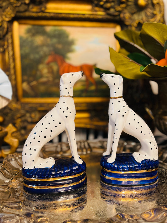 Fitz and Floyd Staffordshire Style Dalmatians, Made in Japan