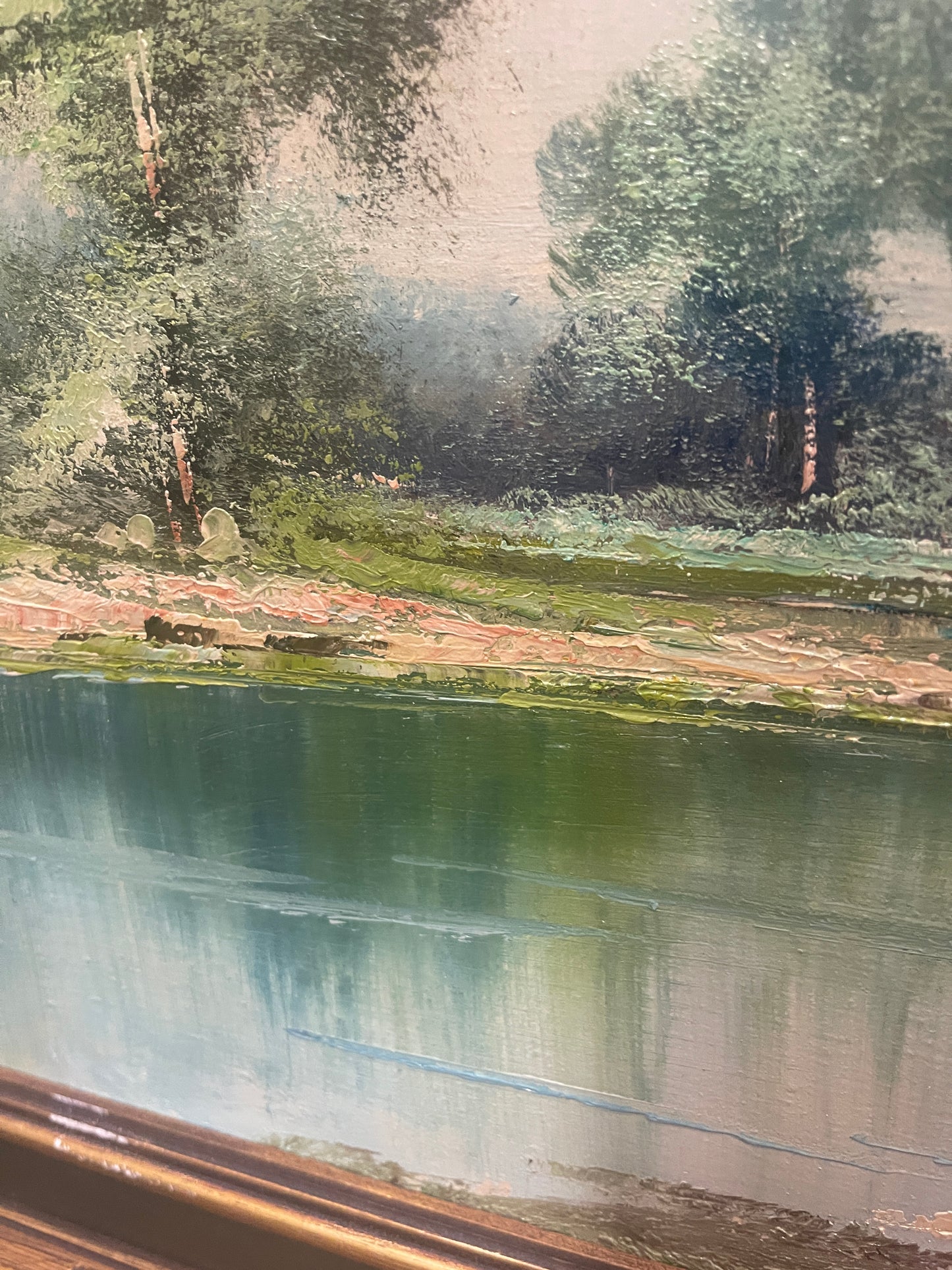 Large Original Oil Painting By Alceo Dossena (1878-1937)