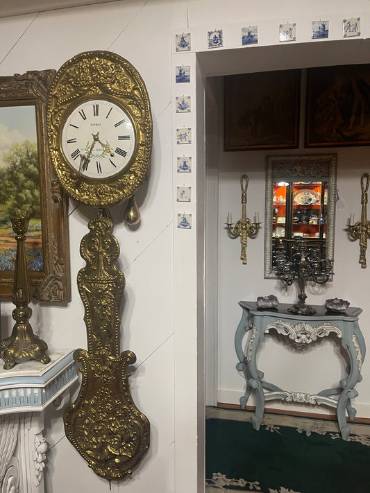 French Morbier Comtoise Clock, Estate Decor