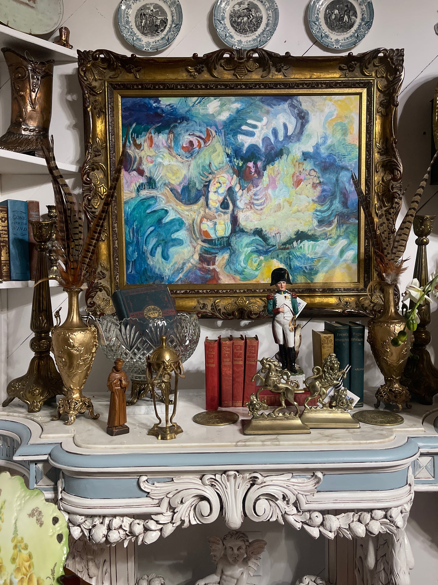 Fantastic Vintage Abstract Painting
