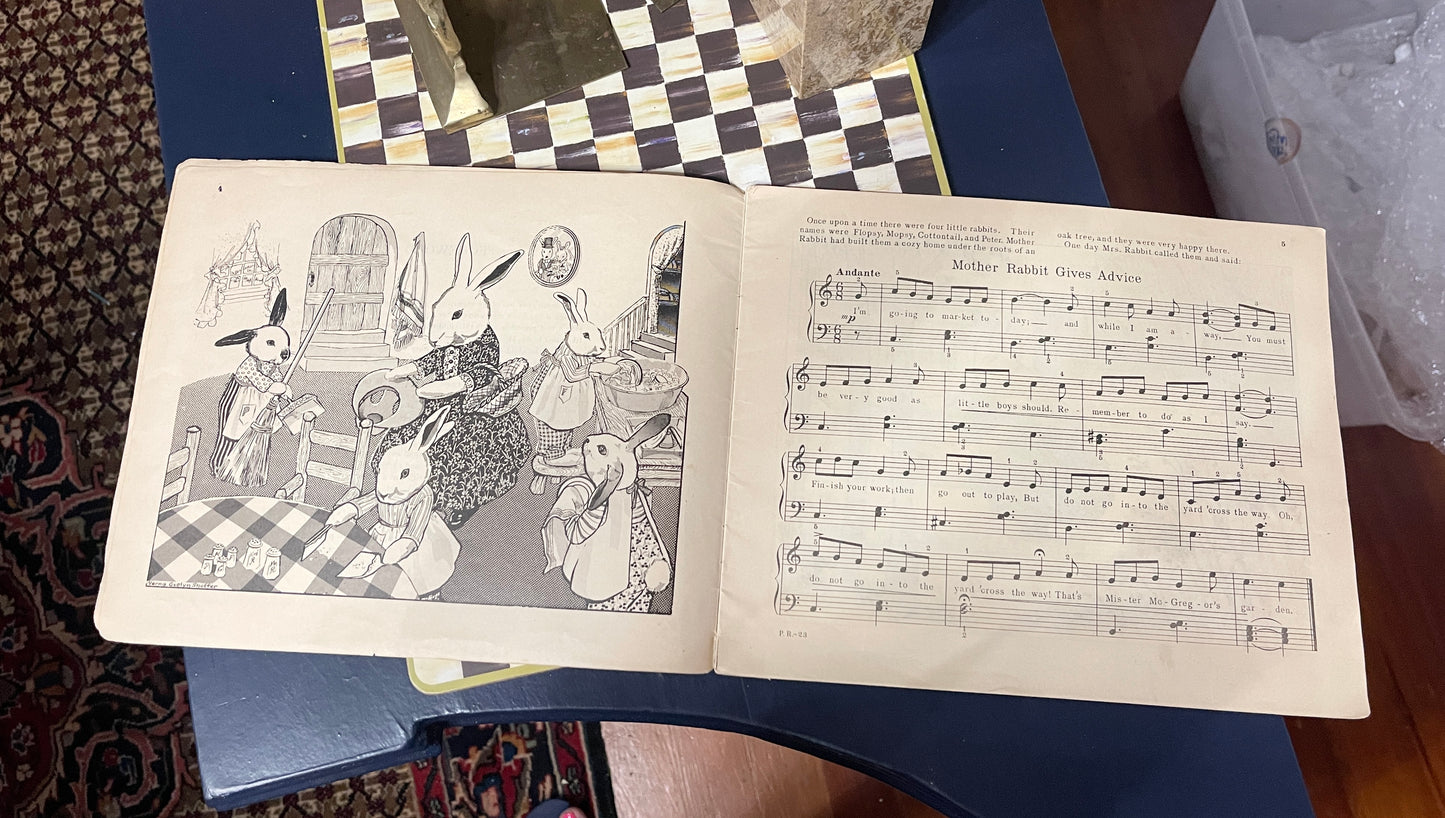 1946 Peter Rabbit A Story with Music For Piano