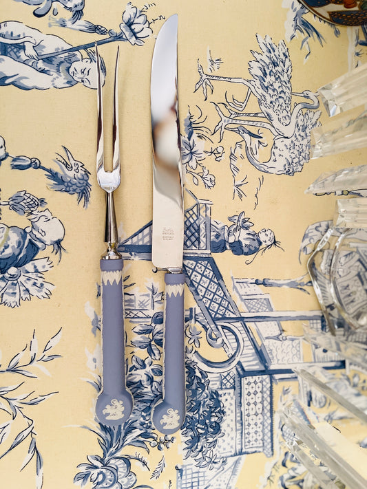 Wedgwood Carving Set, Vintage