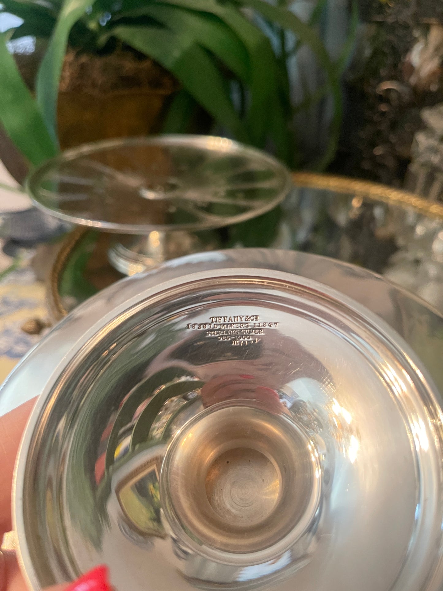 PAIR of Antique Tiffany & Co. Sterling Silver Tazzas, Estate Decor