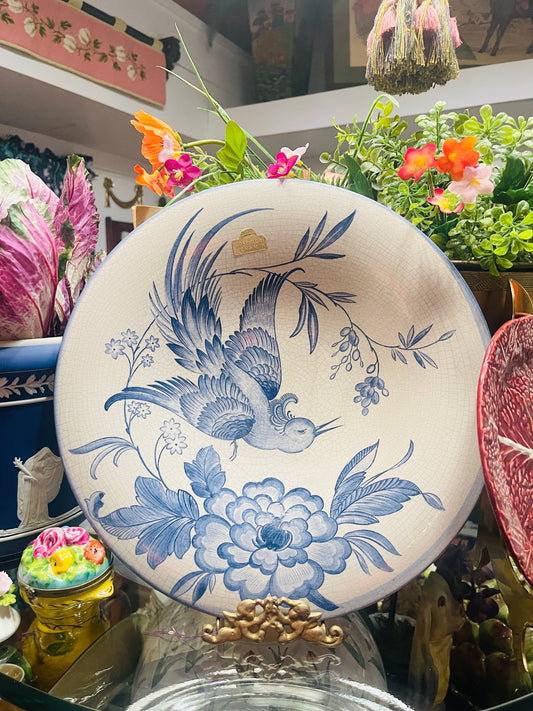 Blue Bird Rosenthal Bowl, Made in Germany, Circa 1940s