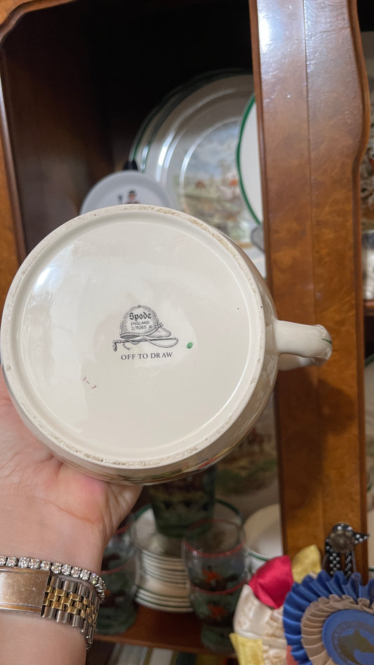 Vintage Spode Hunting Scene “Off to Draw” Small Jug