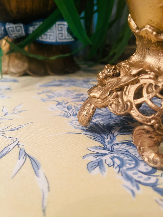 Antique French Louis XV Rococo Speltzer Vases, Offered as a Pair, Estate Decor