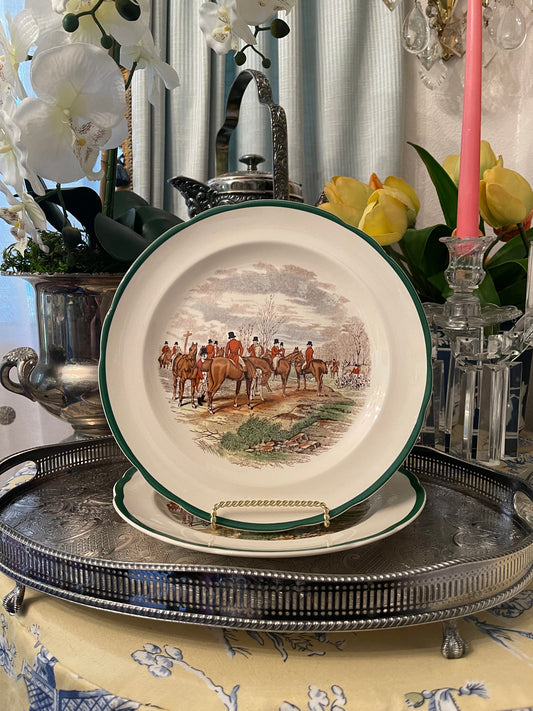 Spode ‘The Meet’ Dinner Plate, The Hunt Collection, Made in England